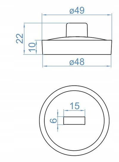 Tapon lavamani Inter-Sano, 48 mm, i zi