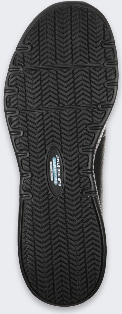Këpucë pune Skechers Marsing Gmina, Relaxed Fit, Memory Foam, ngjyrë e zezë