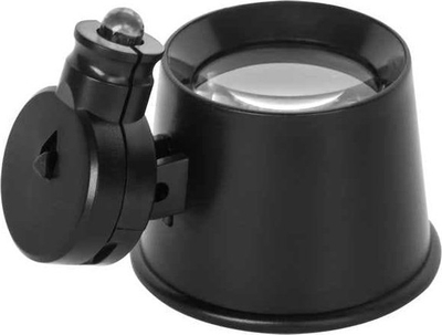 Lupë për orëndreqës NAR0848, 21mm, zmadhim 3.5x, me dritë