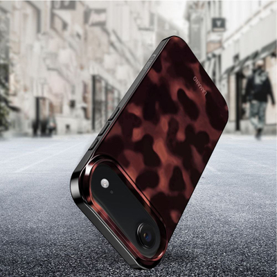 Kapak telefoni Tech-Protect Lamano MagSafe për iPhone Air, motiv panter, transparent