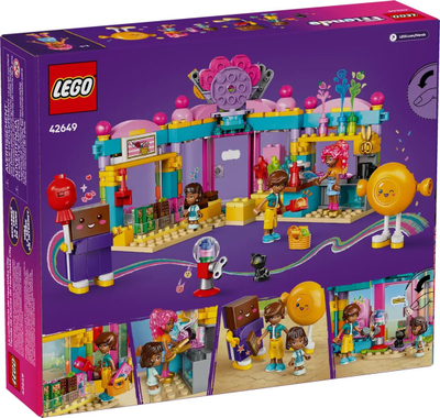 Set ndërtimi LEGO Friends Heartlake City Candy Store 42649, dyqan ëmbëlsirash, për fëmijë