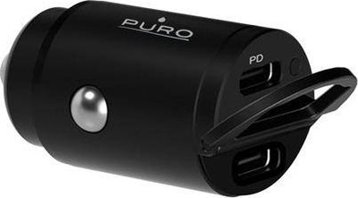 Karikues makine Puro Mini PUR404BLK, 2x USB-C, 30W, i zi