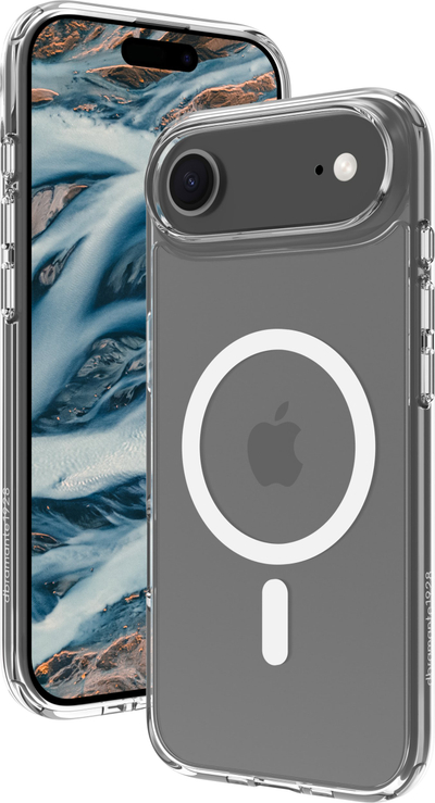 Mbrojtëse e pasme dbramante1928 Iceland Pro për iPhone 17 Air, MagSafe, transparente