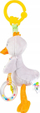 Lodër varëse për bebe Balibazoo Duck, me lloj-lloj teksturash, shumëngjyrëshe
