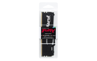 RAM Kingston Fury Beast RGB DDR5, 32GB, 5600MHz, CL36, e zezë