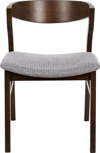 Set karrigesh ngrënieje Beliani Maroa, 2 copë, dru MDF, gri