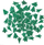Stickerë shkumë me shkëlqim Dalprint Glitter Foam, bredha Krishtlindjesh, 65 copë, jeshil