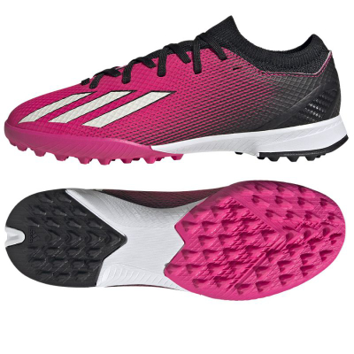Këpucë futbolli Adidas X Speedportal.3 TF Junior, për bar sintetik, rozë me të bardhë