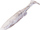 Pajisje peshkimi 3D Fat T-Tail, 9cm, 7g, e bardhë/argjendtë