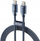 Kabllo USB C në USB C Voltage PureCrystal, 100W PD, 100cm, blu