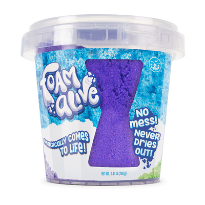 Lodër me shkumë senzoriale Play Visions Foam Alive, kovë 200g, jeshile