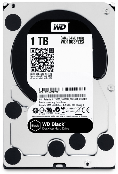 Hard Disk Western Digital, 1TB, 3.5\", 7200RPM, 64MB Cache, SATA 6Gb/s, i zi