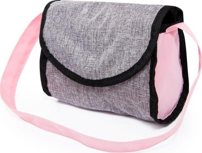 Колица за кукли Bayer 4 во 1 Cosy, за кукли до 46 cm, розово сива