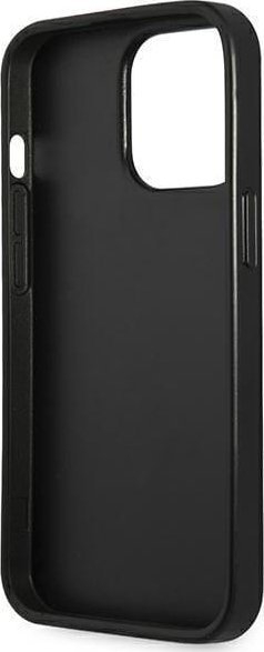 Mbulesë telefoni Guess GUHCP13XPSATLG, për iPhone 13 Pro Max 6.7", hardcase Saffiano, argjendi