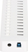 Hub USB ORICO CT2U3-13AB, 13 porta, USB 3.0, i bardhë