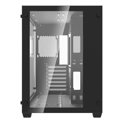 Kutia kompjuterike Darkflash C285, ATX Mid Tower, xham i temperuar, e zezë