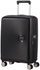 Кабински куфер American Tourister Soundbox, полипропилен, со проширување, црн