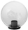 Llambadar parku Mareco Luce GLOBE 1080.201T, sferë 250mm, bazë E27, transparent