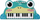 Organo muzikor MEGA CREATIVE Functional Organs Frog 524467, elektronik, për fëmijë, shumëngjyrësh