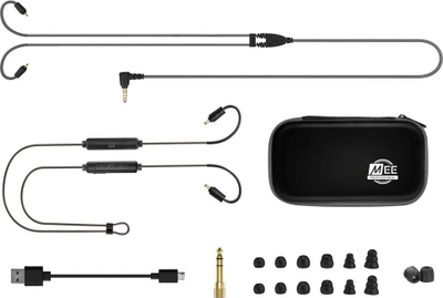 Kufje në vesh Mee Audio M6 PRO, Bluetooth, me kabull, të zeza