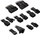 Set kabllosh zgjatuese Kolink Core Pro 12VHWPR Type 1, braided, Jet Black dhe Gunmetal Grey