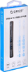 HUB USB ORICO me 4 porta, USB 3.0, lexues karte TF, gri