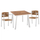 Set Tavolinë me 2 karrige HM11441, bardhë
