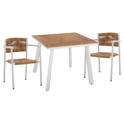 Set Tavolinë me 2 karrige HM11441, bardhë
