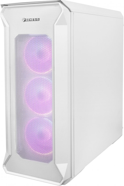 Kasë kompjuteri Genesis Irid 505 ARGB (NPC-1872), e bardhë