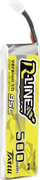 Bateri LiPo Tattu R-Line Version 1.0, 500mAh, 3.7V 95C, e verdhë
