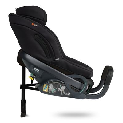 Ulëse auto për fëmijë BeSafe Stretch2, deri 36kg 125cm, e zezë Soft Breeze