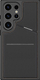 Këllëf telefoni Galaxy S24 Ultra, lëkurë, me portofol dhe MagSafe, i zi