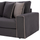 Divan këndor Home HM3255.01L, stof rezistent ndaj njollave, 270x225cm, gri