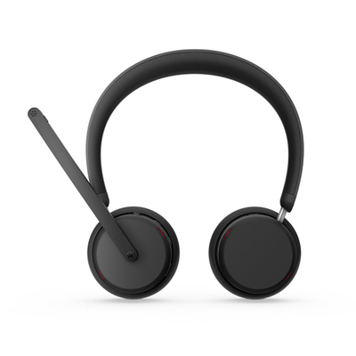 Kufje Lenovo ANC Headset 6550, pa tela, Bluetooth USB Type C, të zeza