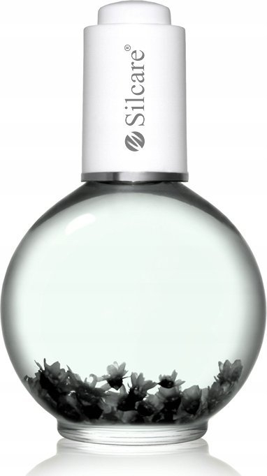 Vaj për thonj edhe kutikula Silcare me lule, bajame, 75 ml, transparent