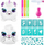 Set kreativ EPEE Project Plush NEON Refill, 10 markera, 20 shabllone