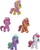 Set loje My Little Pony Mini World Magic Crystal Brighthouse, 5 mini kukulla, me aksesorë, shumëngjyrësh