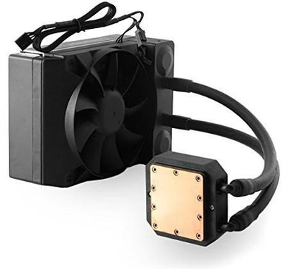 Ftohës uji për procesor Dynatron L5, ventilator 120mm, për CPU deri 200W, i zi