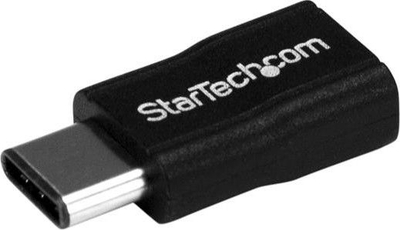 Përshtatës StarTech USB-C - microUSB, i zi
