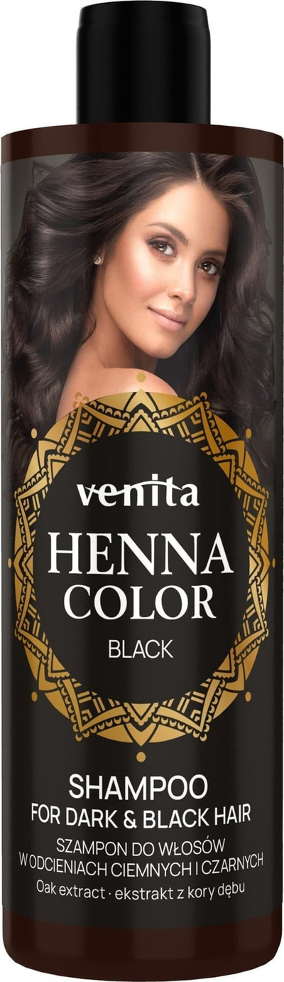 Шампон за боење VENITA Henna Color, 300ml, за коса, црна