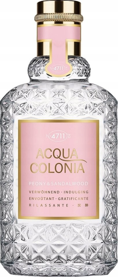 Ujë kolonie Muelhens 4711 Acqua Colonia Peony & Sandalwood, 100ml, uniseks