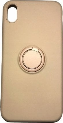 Mbulesë silikoni OEM Ring Case për iPhone X XS, TPU, me unazë, rozë