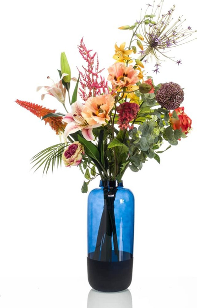 Buqetë lulesh artificiale Emerald Bouquet XL, 100 cm, me ngjyra nga të gjitha, pa vazo