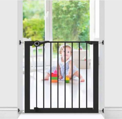 Portë sigurie për kalamaj Noma Easy Fit Clamp, 75–82 cm, çelik, e zezë