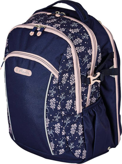 Çantë shpinë Herlitz Ultimate Blossom, 24L, ergonomike, shumëngjyrëshe