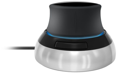Глушец 3Dconnexion SpaceMouse, со кабел, USB, бело и црна