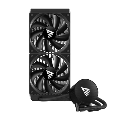 Ftohës uji CPU Savio NOX 240mm, me 2 ventilatorë 120mm, i zi