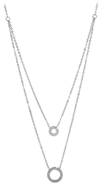 Qafore Troli Double Steel, dy vargje, çelik inox, argjendtë