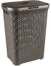 Shportë rrobash Curver Natural Style, 60L, kafe