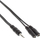 Kabllo audio InLine 99300A, Jack 3.5mm në 2x Jack 3.5mm, 1m, i zi